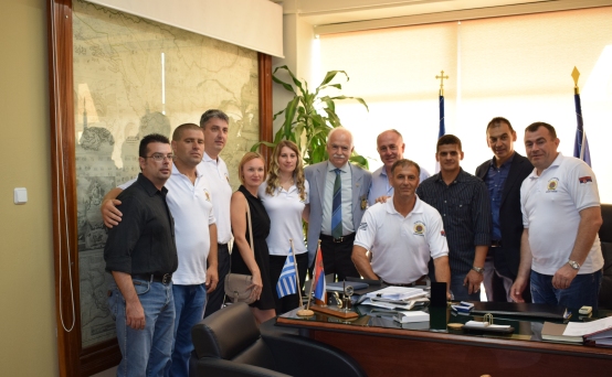 Επίσκεψη αποστολής της Αστυνομικής Διοίκησης της πόλης Vranje της Σερβίας στο Δήμο Ρήγα Φεραίου